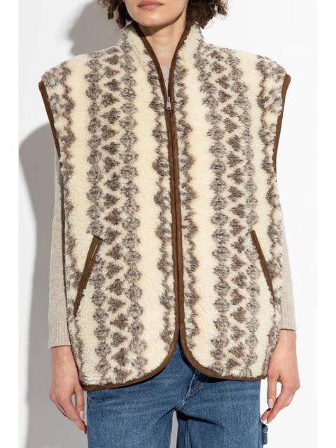 MARANT ÉTOILE Maximilia gilet - Neutrals
