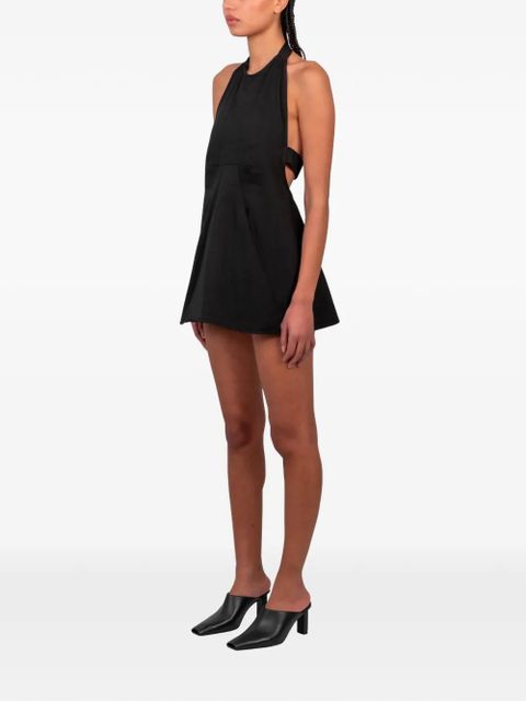 Gimaguas Iris halter-neck mini dress - Black - zdjęcie produktu nr 2