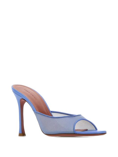 Amina Muaddi Alexa 95 mesh mules - Blue - zdjęcie produktu nr 2