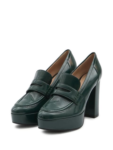 Gianvito Rossi 105mm penny-strap pumps - Green - zdjęcie produktu nr 2