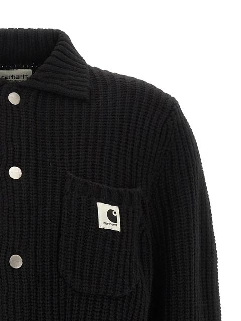 Carhartt WIP Michigan ribbed cardigan - Black