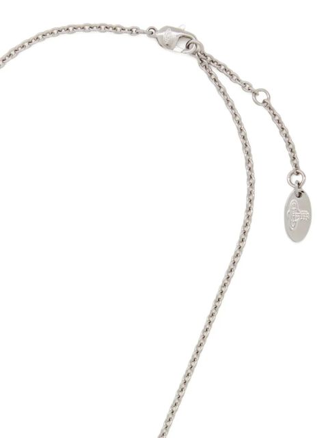Vivienne Westwood Kika Orb crystal necklace - Silver