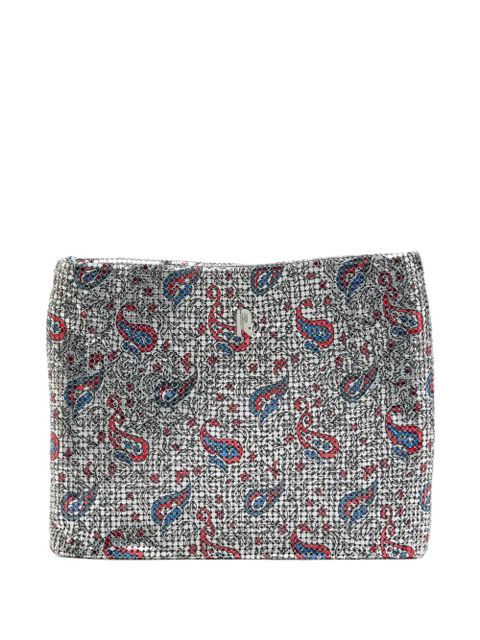 Rabanne paisley pattern clutch bag - Grey - zdjęcie produktu nr 1