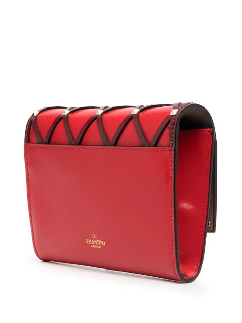 Valentino Garavani signature Rockstud-embellishment crossbody bag - Red