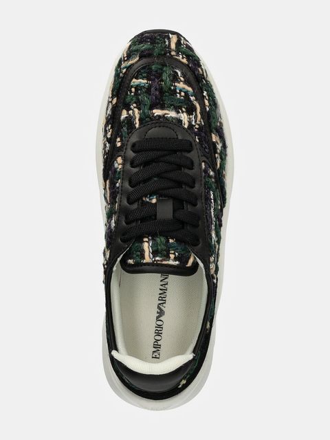 Emporio Armani sneakersy kolor zielony X3X216 XR221 Q987