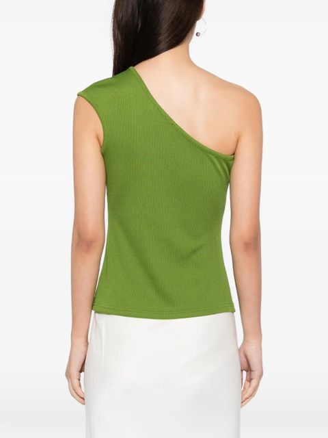 Christopher Esber paisley asymmetric tank top - Green