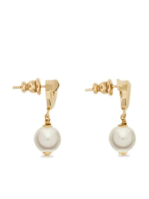 Ferragamo faux-pearl Gancini earrings - Gold - zdjęcie produktu nr 2