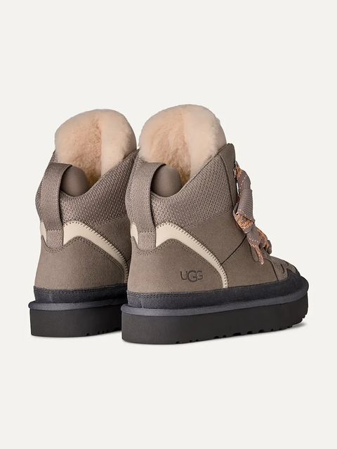 UGG sneakersy zamszowe Highmel damskie kolor beżowy 1145390.CBBLG - zdjęcie produktu nr 2