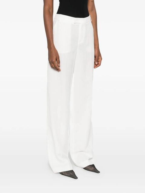 Blumarine wide-leg trousers - White