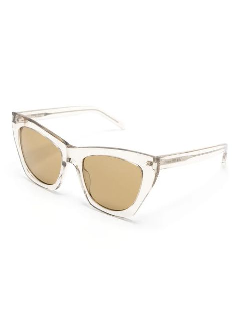 Saint Laurent Eyewear SL214 Kate cat-eye sunglasses - Neutrals - zdjęcie produktu nr 2