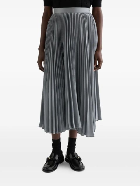 Jil Sander pleated-design skirt - Grey - zdjęcie produktu nr 2