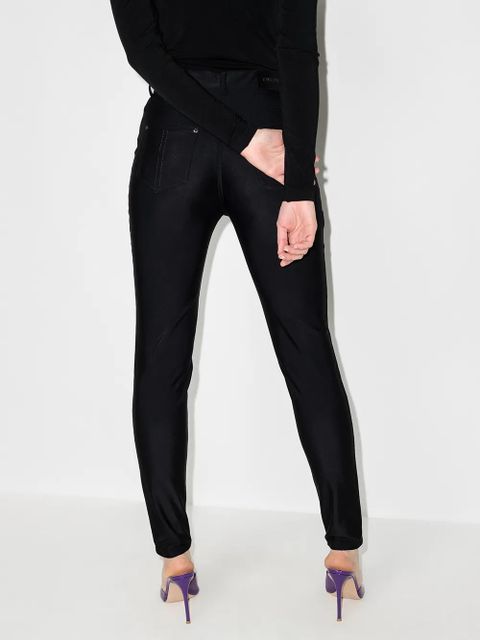 TOM FORD Glossy skinny jeans - Black