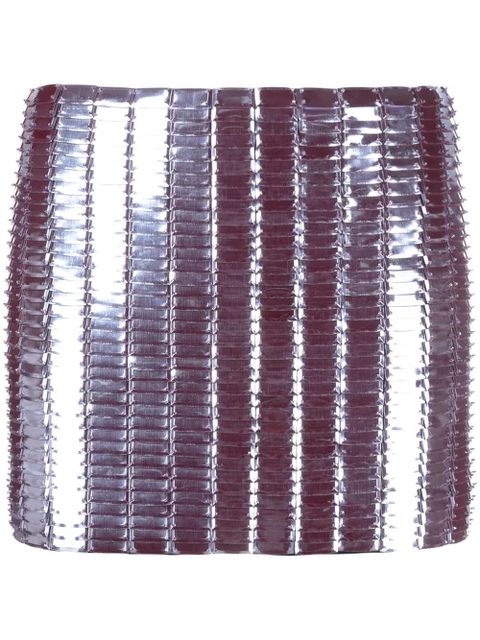 The Attico Rue sequinned miniskirt - Pink - zdjęcie produktu nr 1