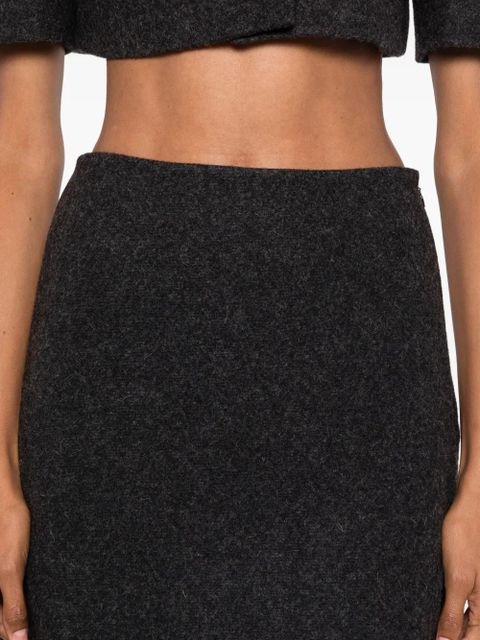 Miu Miu Aline A-line skirt - Grey