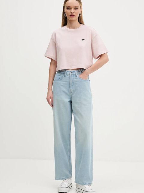 Vans jeansy damskie high waist VN000R4STTJ1 - zdjęcie produktu nr 2