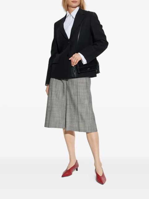 Jil Sander notched-lapel wool blazer - Black - zdjęcie produktu nr 2