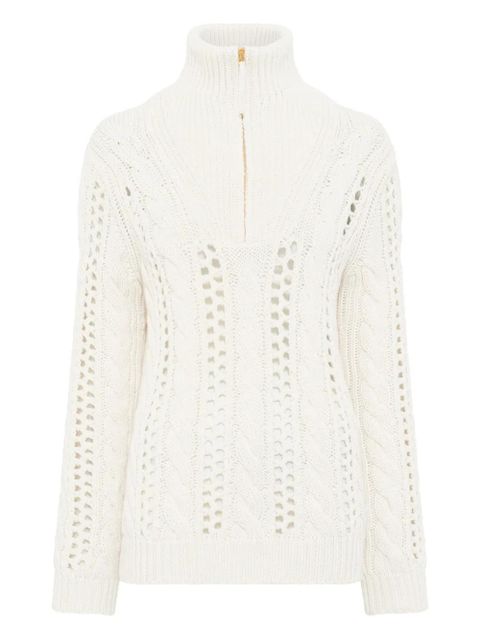 Gabriela Hearst Idris cashmere sweater - White - zdjęcie produktu nr 1