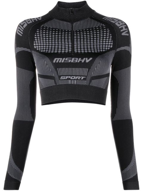 MISBHV Sport Europa cropped top - Black