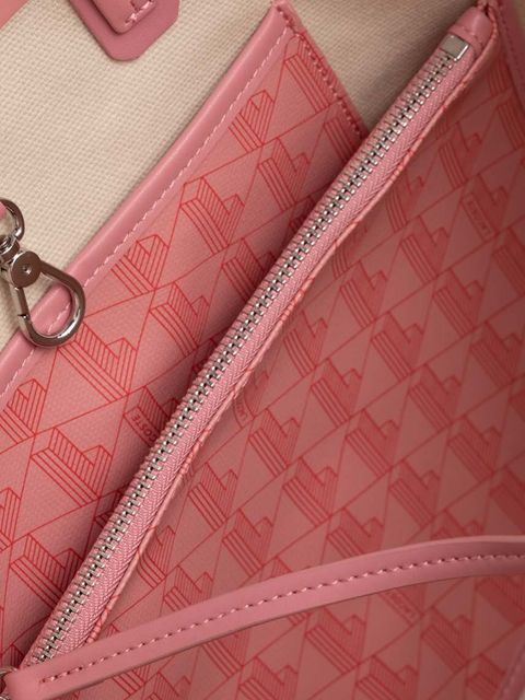 Lacoste torebka kolor różowy