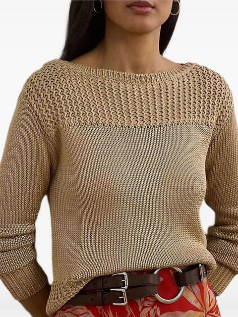 Lauren Ralph Lauren boat-neck sweater - Neutrals