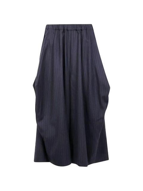 Comme Des Garçons pinstripe-pattern trousers - Black - zdjęcie produktu nr 1