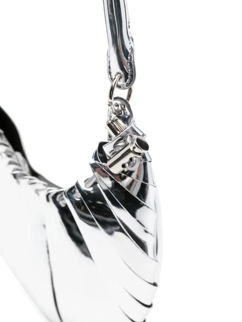 Coperni Mini Petal metallic shoulder bag - Silver
