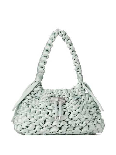 Jimmy Choo small Cinch leather shoulder bag - Green - zdjęcie produktu nr 1