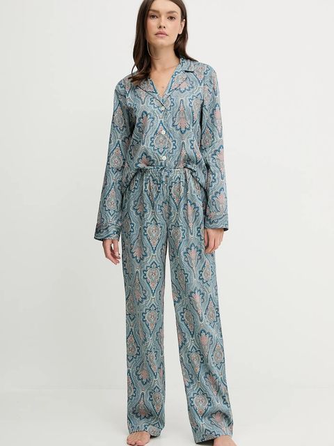 Lauren Ralph Lauren piżama damska kolor niebieski ILN92476