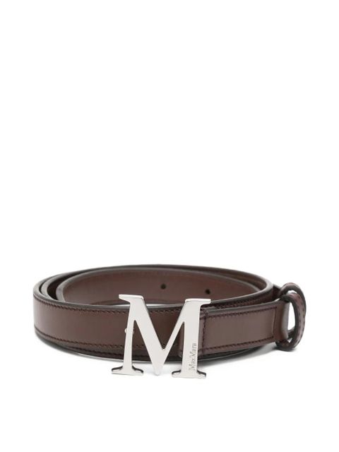 Max Mara buckle leather belt - Brown - zdjęcie produktu nr 1