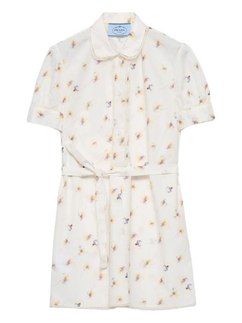 Prada floral print dress - Yellow - zdjęcie produktu nr 1