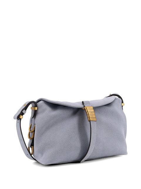 PINKO logo-lettering shoulder bag - Blue