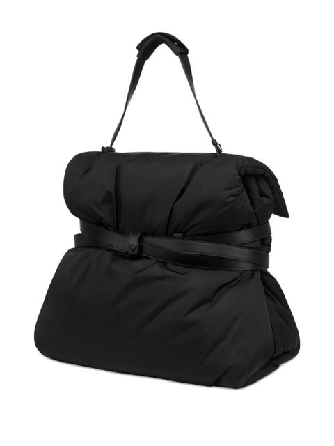 Moschino quilted belted shoulder bag - Black