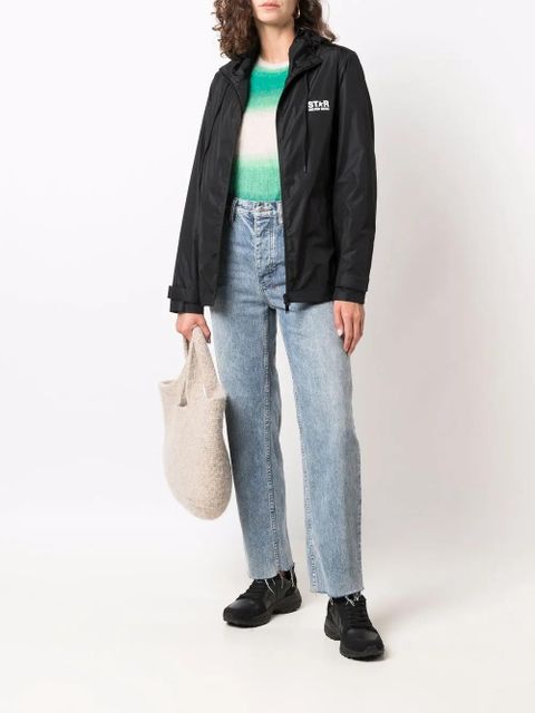 Golden Goose Daris star-print windbreaker jacket - Black - zdjęcie produktu nr 2