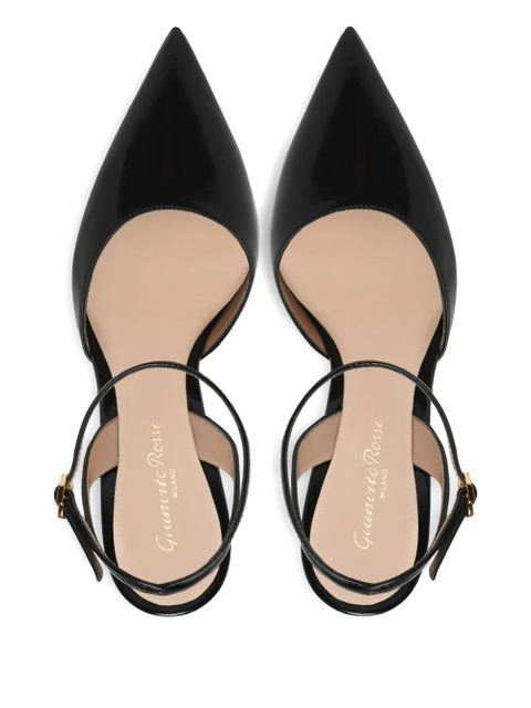 Gianvito Rossi 115mm Cara ankle-strap heeled pumps - Black