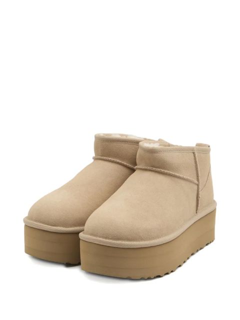 UGG Classic Ultra mini platform boots - Neutrals