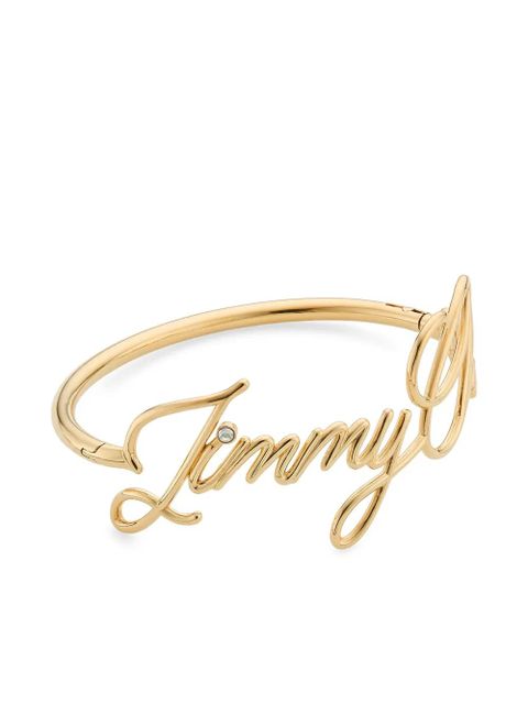 Jimmy Choo Logo Script bracelet - Gold