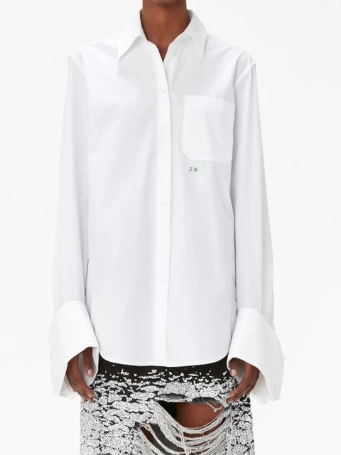 JW Anderson oversized-cuffs cotton shirt - White