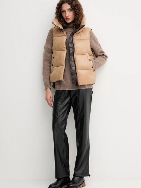 Save The Duck bezrękawnik AMA kolor zielony zimowy D82333W.LOVE21