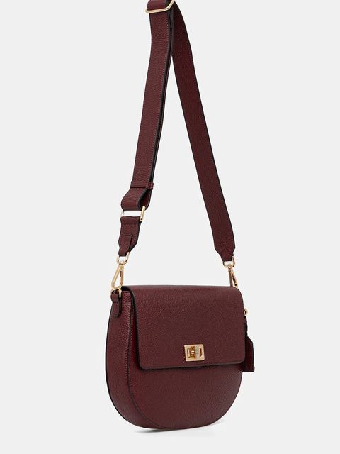 Geox torebka skórzana kolor bordowy D25KAA-00046-C9999 - zdjęcie produktu nr 2