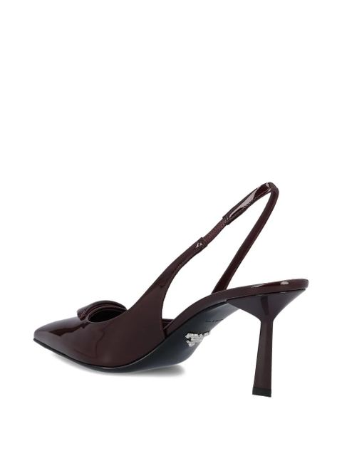 Prada 75mm slingback pumps - Brown