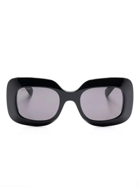 Gucci Eyewear Interlocking G logo sunglasses - Black - zdjęcie produktu nr 1