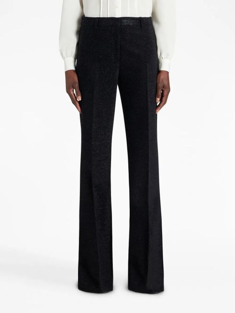 ETRO glittered tailored trousers - Black