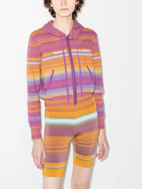 Marc Jacobs The Cropped zip hoodie - Purple