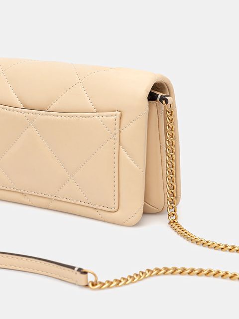 Tory Burch torebka skórzana Kira Diamond Quilt