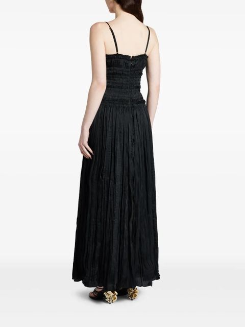 Aje ruched-detailing midi dress - Black