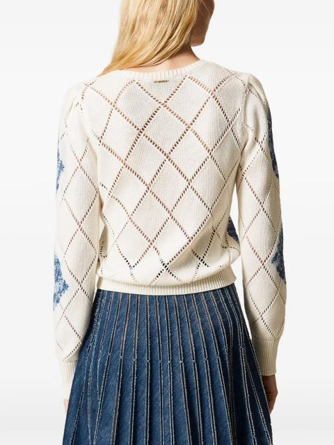 TWINSET pleated denim skirt - Blue