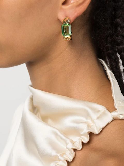 Swarovski Millenia hoop earrings - Gold - zdjęcie produktu nr 2