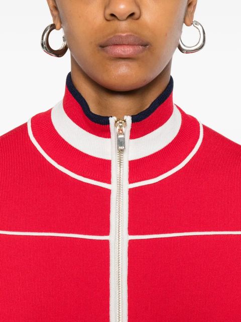 Maje zip-up cardigan - Red