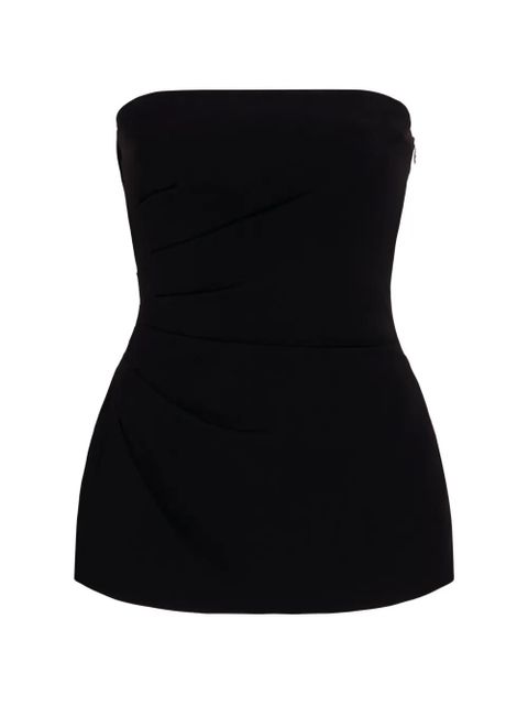 Proenza Schouler Damea draped strapless top - Black - zdjęcie produktu nr 1