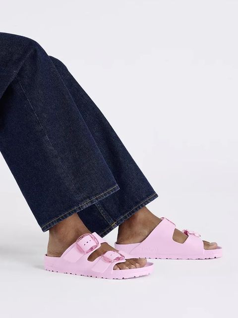 Birkenstock klapki Arizona Big Buckle EVA damskie kolor różowy 1029642